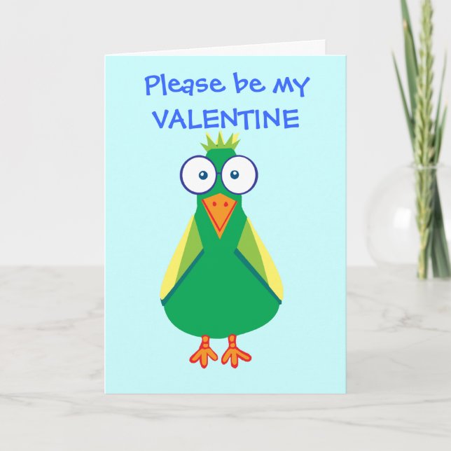 Tweet music Valentine birds Holiday Card (Front)