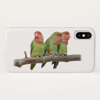 Tweet Trio iPhone X Case (Choose Your Colour)