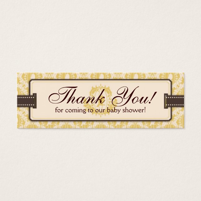 Tweet Tweet Baby TY Skinny Gift Tag (Front)