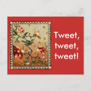 Tweet Tweet Tweet Postcard