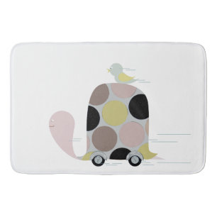 Tweeter on a Turtle Bath Mat
