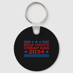 Tweets Cheap Gas 2024 Funny Pro-trump Election Key Ring