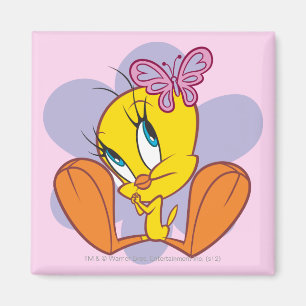 Tweety and Butterfly Magnet