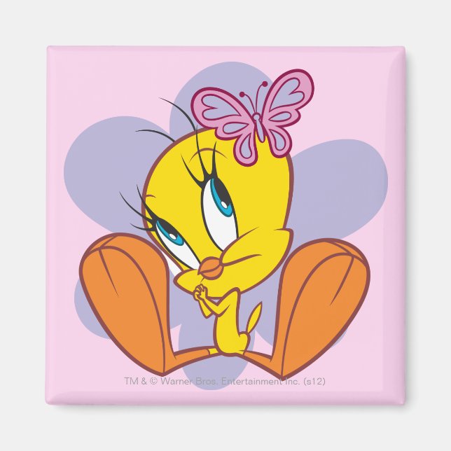 Tweety and Butterfly Magnet (Front)