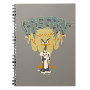 TWEETY BIRD MONSTER™ "Creepin'" Behind SYLVESTER™ Notebook