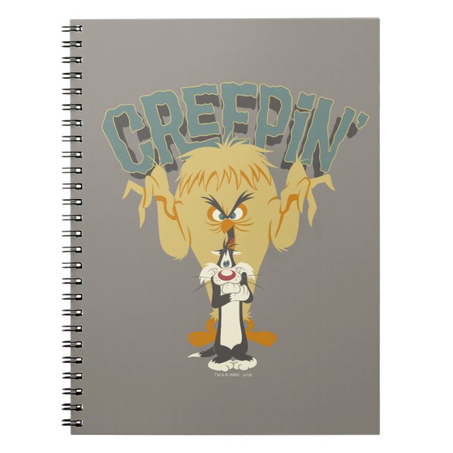 TWEETY BIRD MONSTER™ "Creepin'" Behind SYLVESTER™ Notebook (Front)