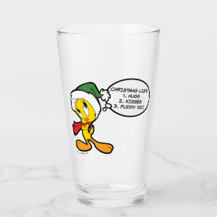TWEETY™ Christmas Thoughts Glass