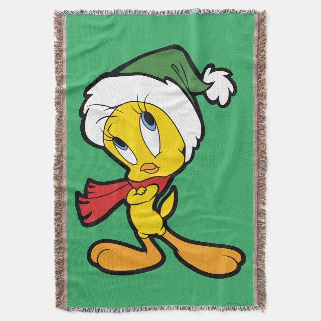 TWEETY™ Christmas Thoughts Throw Blanket (Front Vertical)