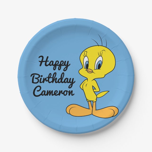 TWEETY™ | Clever Bird Paper Plate (Front)