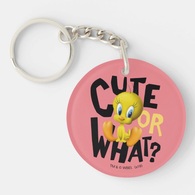 TWEETY™- Cute Or What? Key Ring (Front)