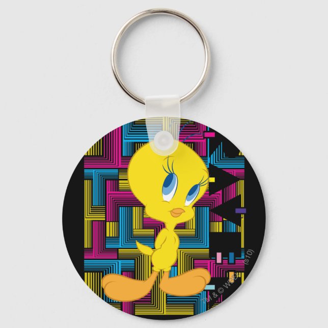 TWEETY™ Electronic Color Key Ring (Front)