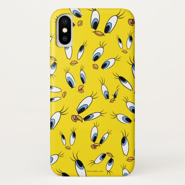 TWEETY™ Face Pattern Case-Mate iPhone Case (Back)