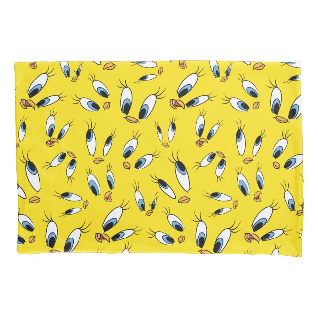 TWEETY™ Face Pattern Pillowcase (Front)