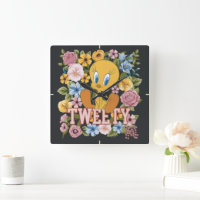 TWEETY™ Floral Embroidery Graphic