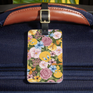 TWEETY™ Floral Embroidery Pattern Luggage Tag