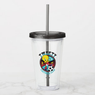 TWEETY™ Football Club Badge Acrylic Tumbler