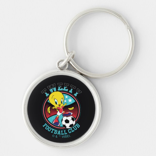 TWEETY™ Football Club Badge Key Ring (Front)