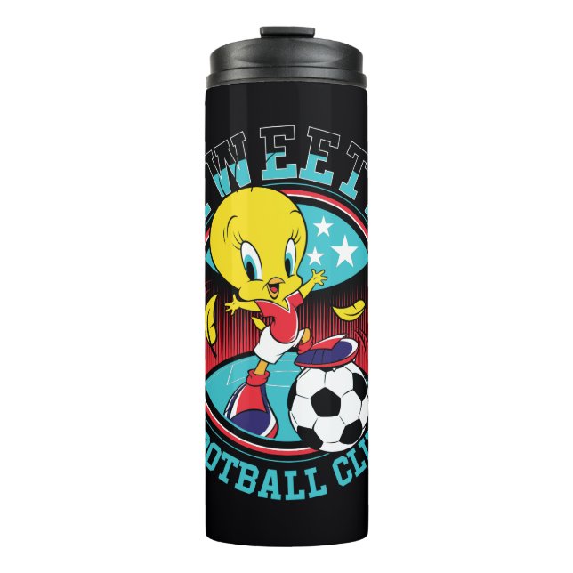 TWEETY™ Football Club Badge Thermal Tumbler (Front)