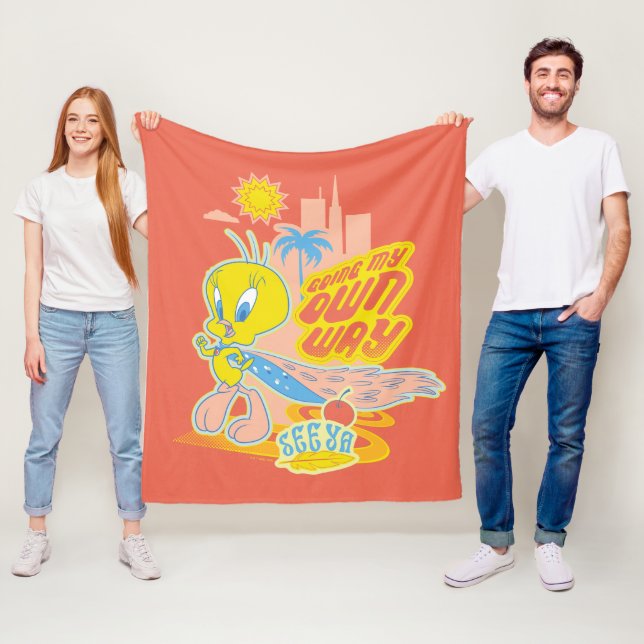 TWEETY™ - Going My Own Way Fleece Blanket (In Situ)