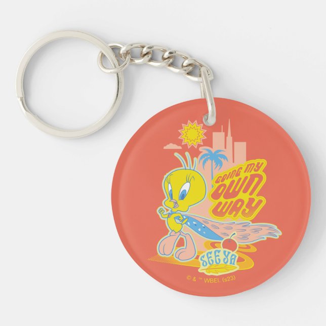 TWEETY™ - Going My Own Way Key Ring (Front)
