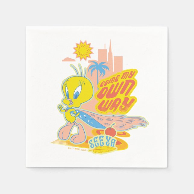 TWEETY™ - Going My Own Way Napkin (Front)