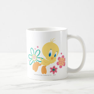 TWEETY™ Green Line Flower Coffee Mug