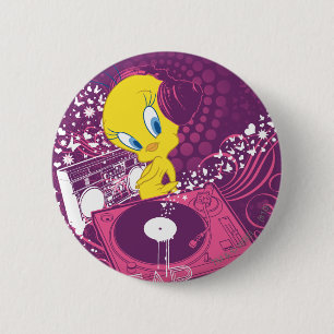 TWEETY™ "Hear The Beat" 6 Cm Round Badge
