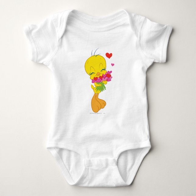 TWEETY™ Hearts Baby Bodysuit (Front)