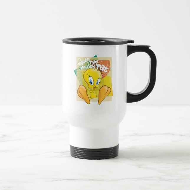 TWEETY™ "I Tawt I Taw A Puddy Tat" Travel Mug (Right)