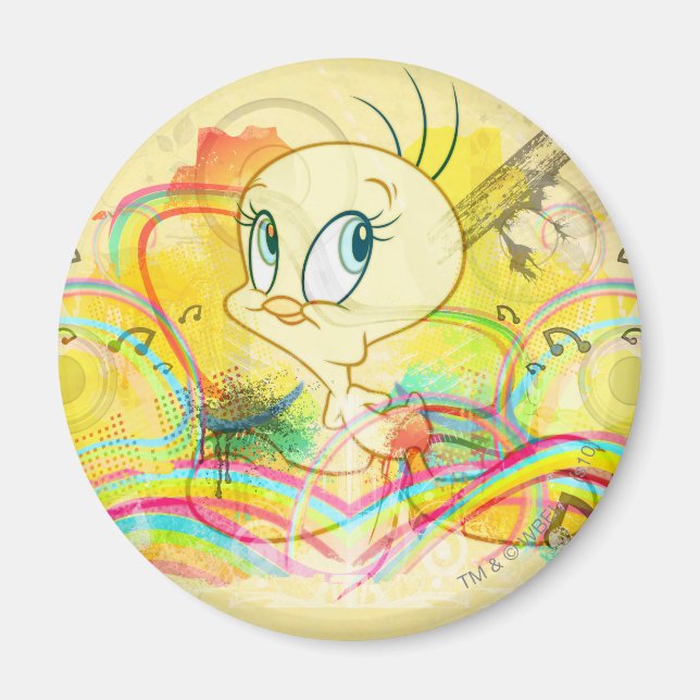 TWEETY™ In Rainbows Magnet (Front)