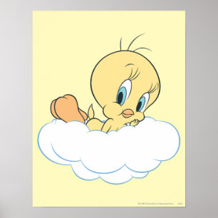 Tweety In The Clouds Pose 3 Poster