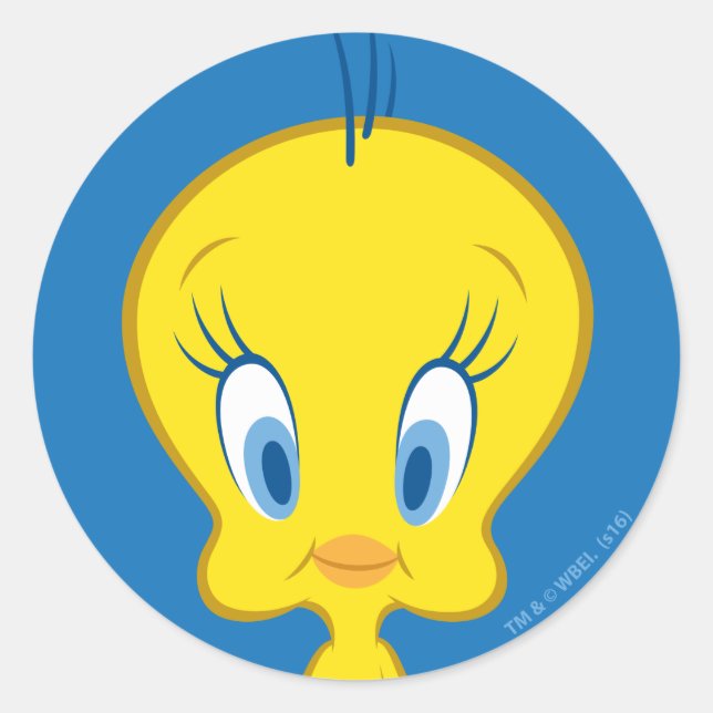 TWEETY™ | Innocent Little Bird Classic Round Sticker (Front)