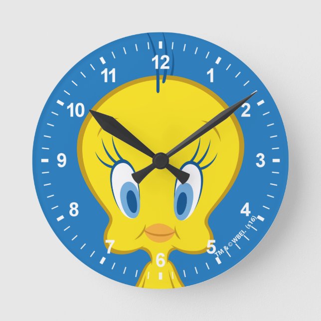 TWEETY™ | Innocent Little Bird Round Clock (Front)