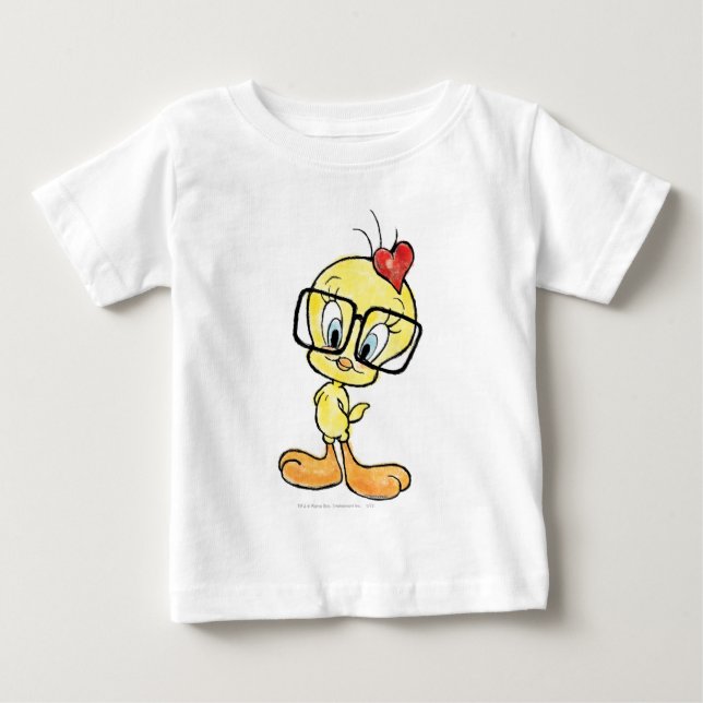 Tweety Nerd Baby T-Shirt (Front)