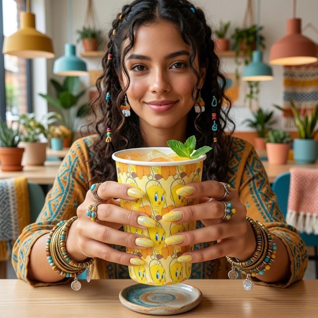 Tweety Paper Cups (Creator Uploaded)