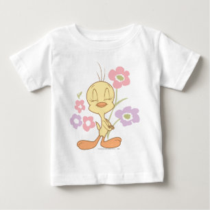 TWEETY™ Pink Purple Flowers Baby T-Shirt