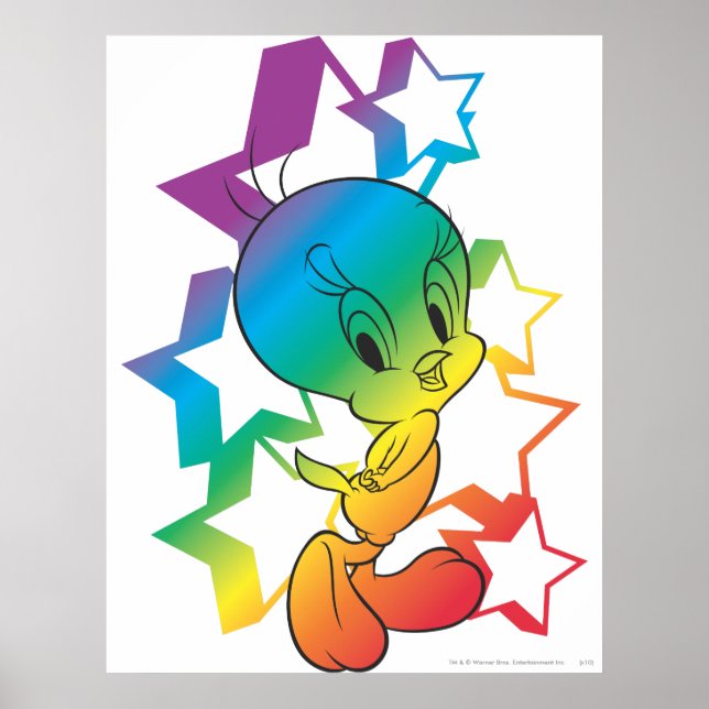 TWEETY™ Rainbow Stars Poster (Front)