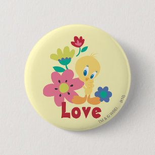 TWEETY™ Red Love 6 Cm Round Badge