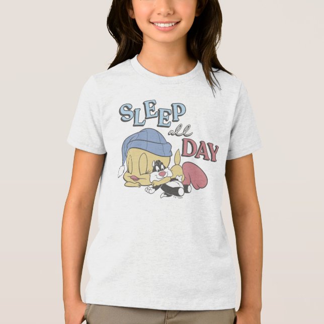 TWEETY™ Sleep All Day Tri-Blend Shirt (Front)