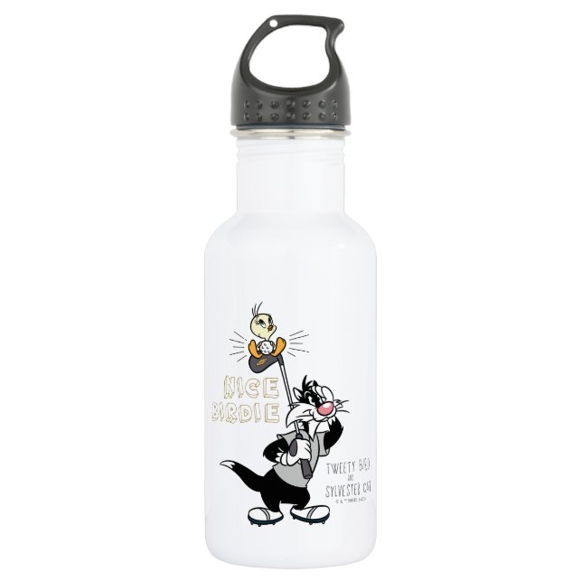 TWEETY™ & SYLVESTER™ Golfing - Nice Birdie 532 Ml Water Bottle (Front)