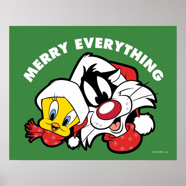 TWEETY™ & SYLVESTER™ "Merry Everything" Poster (Front)