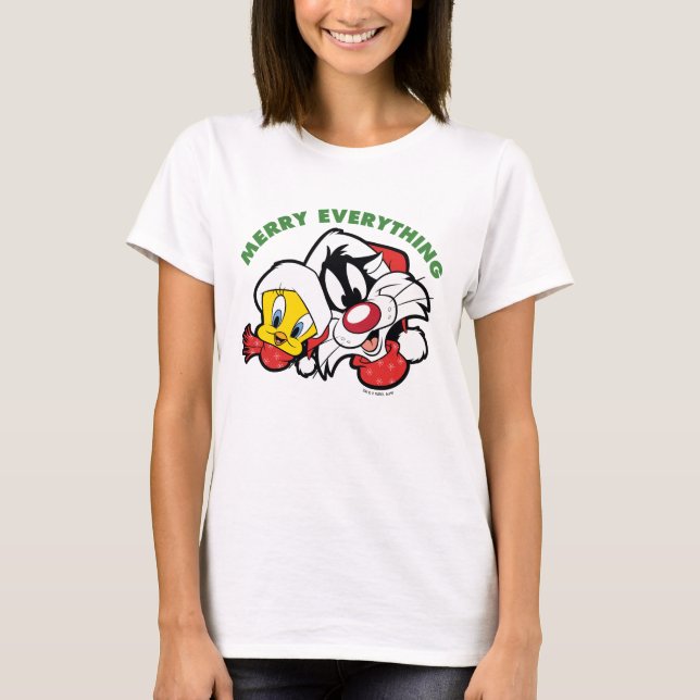 TWEETY™ & SYLVESTER™ "Merry Everything" T-Shirt (Front)