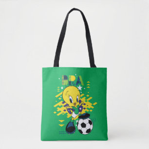 TWEETY™ Team Brazil Soccer Graphic Tote Bag