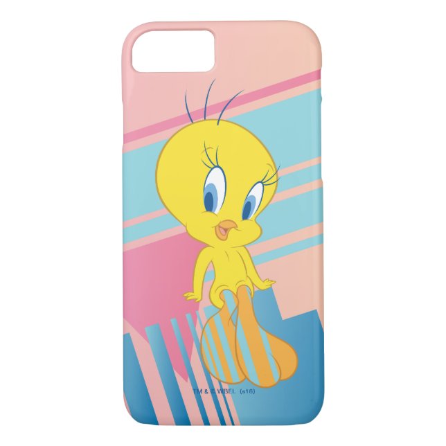 TWEETY™ Triangles PinkBG Case-Mate iPhone Case (Back)