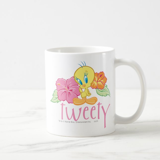 TWEETY™ Tropical Flowers Coffee Mug (Right)