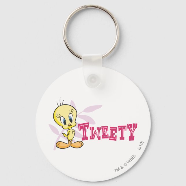 Tweety "Tweety" Pink Key Ring (Front)