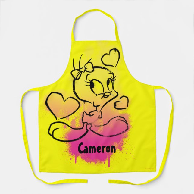 TWEETY™ With Hearts Apron (Front)