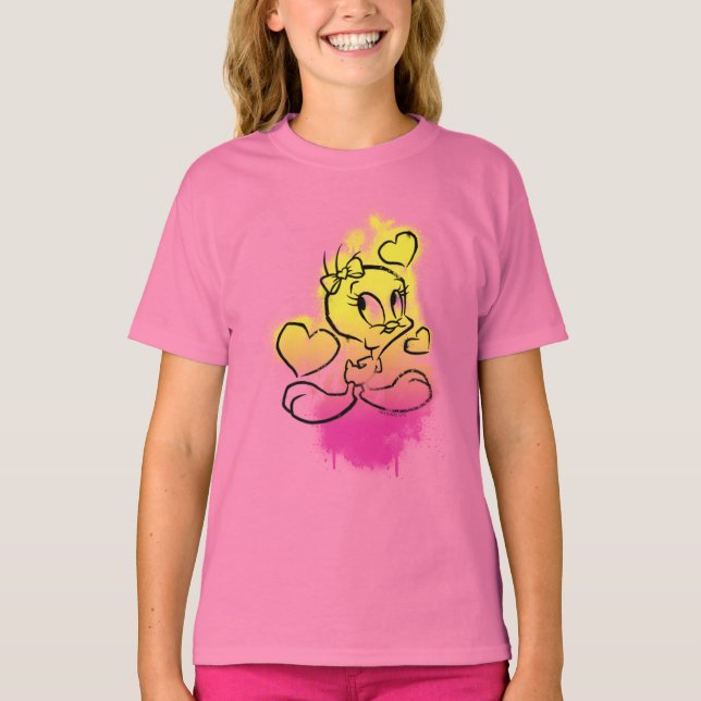 TWEETY™ With Hearts T-Shirt (Front)
