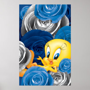 TWEETY™ With Roses Poster
