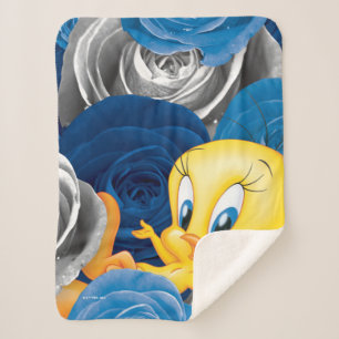 TWEETY™ With Roses Sherpa Blanket